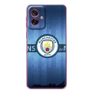Силиконовые Чехлы принт Футбол на Motorola Moto G55 (ManCity)
