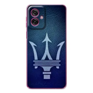 Чехлы с тематикой "Крутые машины" на Motorola Moto G55 (Лого Maserati)