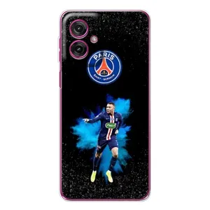 Чехол (TPU) с Футболистом на Motorola Moto G55 (Мбаппе ПСЖ)
