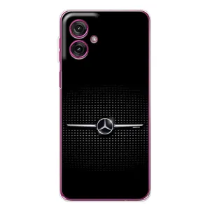 Силиконовый бампер с картинкой машины на Motorola Moto G55 (Mercedes)