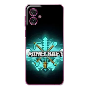 Чехол майнкрафт для Motorola Moto G55 (MineCraft 2)