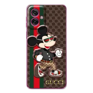 Чехлы Бренд GUCCI для Motorola Moto G55 (Маус Гуччи)