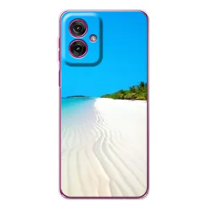Летний Чехол на Motorola Moto G55 (Море песок)