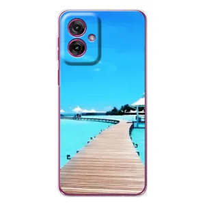 Летний Чехол на Motorola Moto G55 (Набережная)