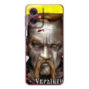Чохол з картинкою (Патріотичний КОЗАК) на Motorola Moto G55 (Одноокий КОЗАК)
