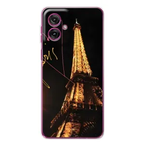 Чехол с Эйфелевой башней на Motorola Moto G55 (Paris)