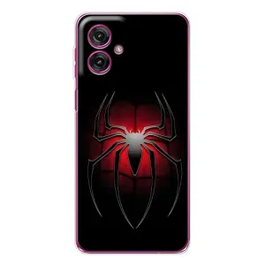 Чехол Супергерой Человека Паука на Motorola Moto G55 (Паук)