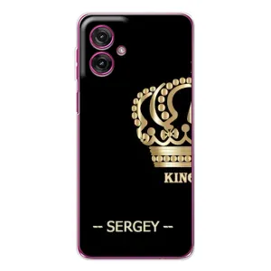 Чехлы с мужскими именами для Motorola Moto G55 (SERGEY)