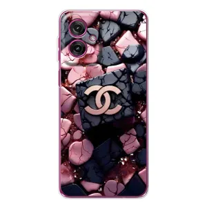 Чехол (Dior, Prada, YSL, Chanel) для Motorola Moto G55 (Шанель)