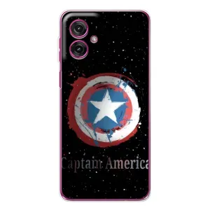 Чехол с Щитом Капитана Америки на Motorola Moto G55 (Щит Капитана)