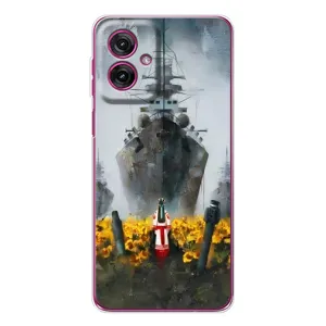 Чехлы для Motorola Moto G55 (Home - Украина) (Смелость)