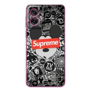 Чехол с Брендами одежды на Мото Джи 55 (Supreme Маус)