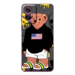 Чехлы Мишка Тедди для Мото Джи 55 (Teddy USA)