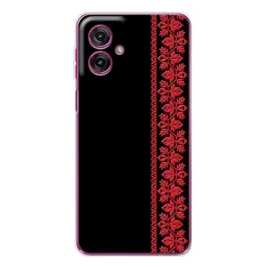 Силиконовый Чехол на Motorola Moto G55 с картинкой Вышиванки