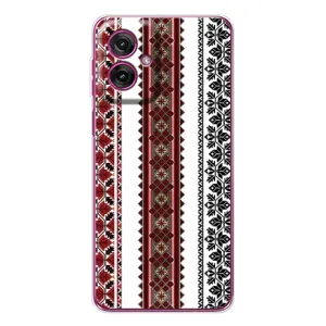 Силиконовый Чехол на Motorola Moto G55 с картинкой Вышиванки (Вышиваночки)