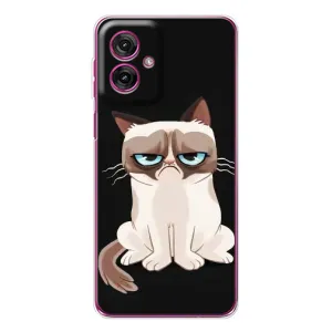 Чехол на тематику: Коты для Motorola Moto G55 (Взгляд кота)