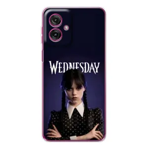 Чехлы с принтом Уэнсдей на Motorola Moto G55 (Wednesdey)