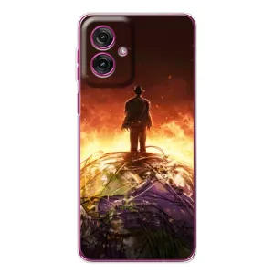 Чехол Оппенгеймер / Oppenheimer на Motorola Moto G55 (Ядерщик)