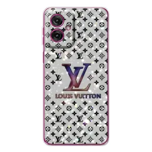 Чехол Стиль Louis Vuitton на Motorola Moto G55 (Яркий LV)