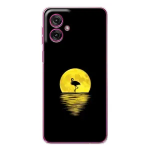 Летний Чехол на Motorola Moto G55 (Желтый Закат)