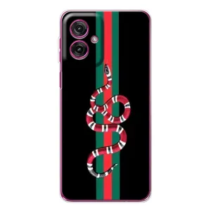 Чехлы Бренд GUCCI для Motorola Moto G55 (Змей Гуччи)