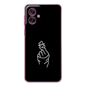 Чехлы (Знак сердечка) на Motorola Moto G55 (Знак Сердечка)