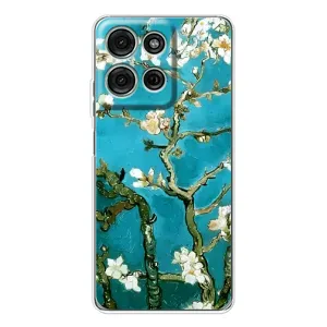 Чехол с принтом САКУРЫ на Motorola MOTO G56 (Цветение Сакуры)