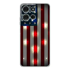 Чехол Флаг USA для Motorola MOTO G56 (Флаг США 2)