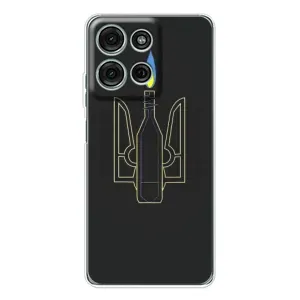 Чехол с картинкой (Патриотический ГЕРБ) на Motorola MOTO G56 (Герб - Молотова)