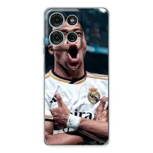 Чехол (TPU) с Футболистом на Motorola MOTO G56 (Гол Мбаппе)