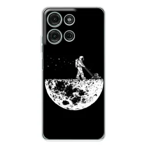 Силиконовый Чехол с принтом "Космонавты" на Motorola MOTO G56 (Космонавт)