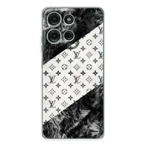 Чехол Стиль Louis Vuitton на Motorola MOTO G56 (LV на белом)