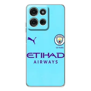 Силиконовые Чехлы принт Футбол на Motorola MOTO G56 (Man City)