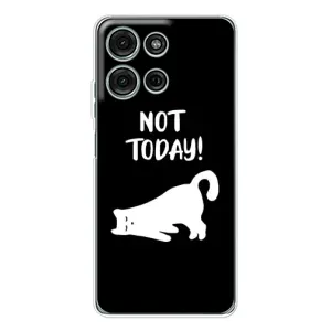 Бампер с изображением Котиков для Мото Г56 (Not Today)