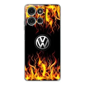 Чехол "Фольксваген" для Motorola MOTO G56 (Огненный Лого)