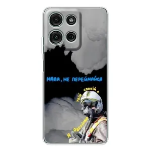 Чехол с Украинской символикой на Мото Г56 (Призрак Киева)
