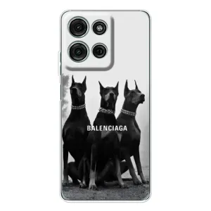 Чехол ДОБЕРМАН для Motorola MOTO G56 (Три добермана)