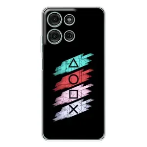 Чехол КИБЕРСПОРТ для Motorola MOTO G56 (Значки Sony)