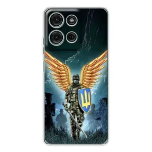 Патриотический Чехол для Motorola MOTO G56 (ЗСУ з крильями)