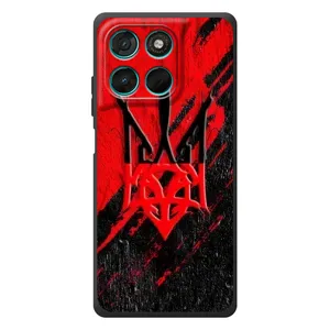 Чехол Укр Символика для Motorola Moto G57 Power (Герб Украины)