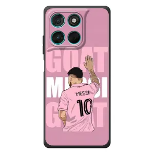 Чехлы Лео Месси в Майами на Motorola Moto G57 Power (GOAT MESSI)