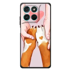 Чехол (ТПУ) Милые собачки для Motorola Moto G57 Power (Любовь к собакам)