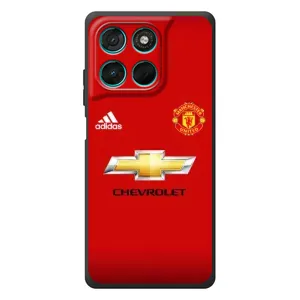Силиконовые Чехлы принт Футбол на Motorola Moto G57 Power (Man United)