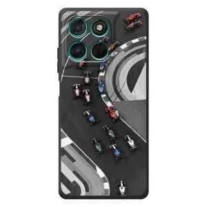 Чехол фильм Формула 1 для Motorola Moto G57 Power (Гонки ф1)