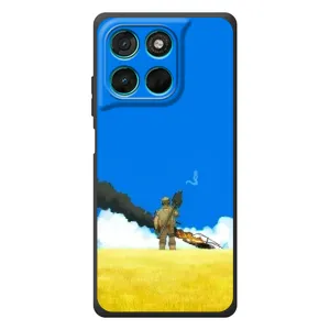 Чехлы на военную тематику для Motorola Moto G57 Power (Попадание)