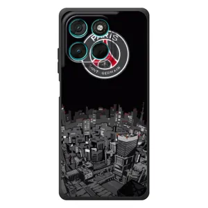 Силиконовые Чехлы принт Футбол на Motorola Moto G57 Power (PSG)
