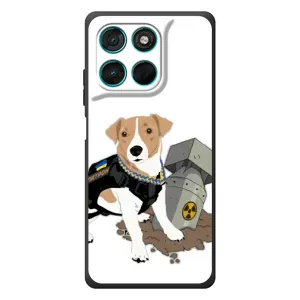 Чехол с принтом Собаки Патрон для Motorola Moto G57 Power (Пёс Патрон с ракетой)