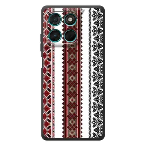 Силиконовый Чехол на Motorola Moto G57 Power с картинкой Вышиванки (Вышиваночки)