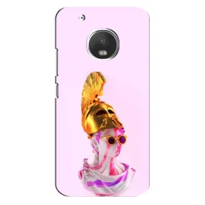 Чехол с Прикольным принтом на Motorola MOTO G5s (АРТ Статуя)