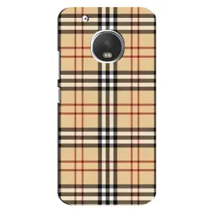 Чехол с Брендами одежды на Мото Джи 5с (Burberry стиль)